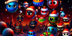 Christmas Rush : Red and Friend Balls