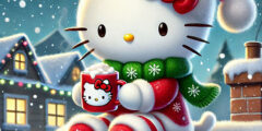 Hello Kitty Christmas Puzzle: Festive Holiday